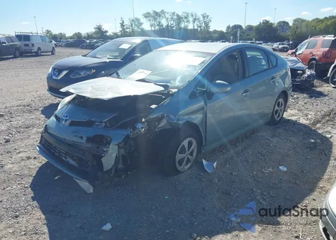 2013 Toyota Prius Two z USA, uszkodzony, nr VIN JTDKN3DU5D5612289